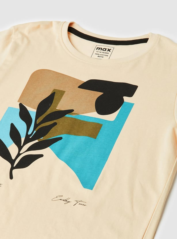 Boys Graphic Print T-shirt