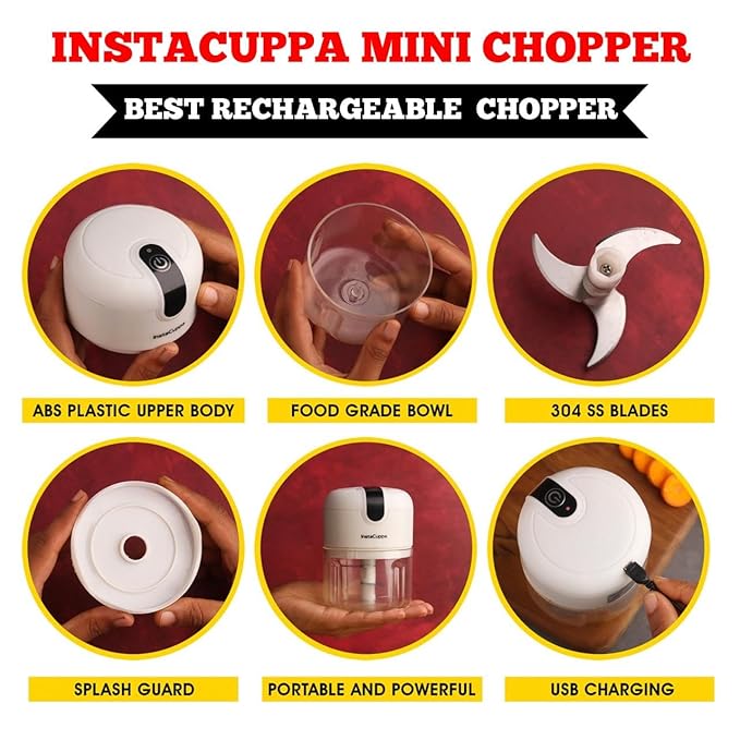 Rechargeable Mini Electric Chopper