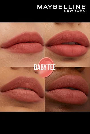 Teddy. Set. Go.y-soft lip tint that stays. Super Stay Teddy Tint delivers up to 12 hours of long-lasting blurred matte lip color. This makeup tints lips for a flush of matte color that lasts all day, no transfer.