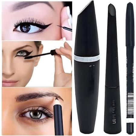 SHISHI HD Waterproof Makeup Kit Combo For Women & Girls (Set of 15) Eyeshadow Pallet, Makeup Brush set of 12, Kajal, 3in1, Eyelashes, Red edition,