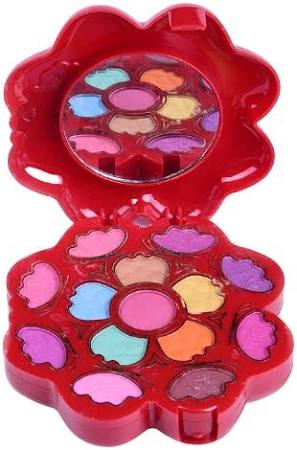 Myynti Makeup Kit for Girls Full Kit Eye shadow Lip Gloss Mirror Contour Powder Combination Palette Random-Design Random-Color Pack of 1