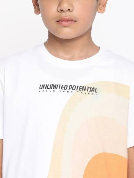 Lil Tomatoes Boys Graphic Printed T-shirt