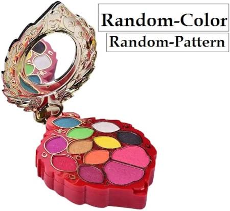 Myynti Makeup Kit for Girls Full Kit Eye shadow Lip Gloss Mirror Contour Powder Combination Palette Random-Design Random-Color Pack of 1